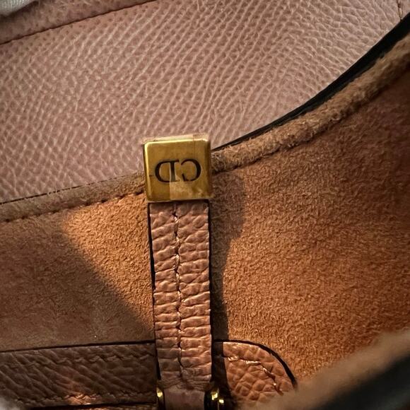 Dior Saddle Bag Warm-Taupe Grained Calf Skin *Auth w/ Additional Strap, Bag, Box - Picture 16 of 16